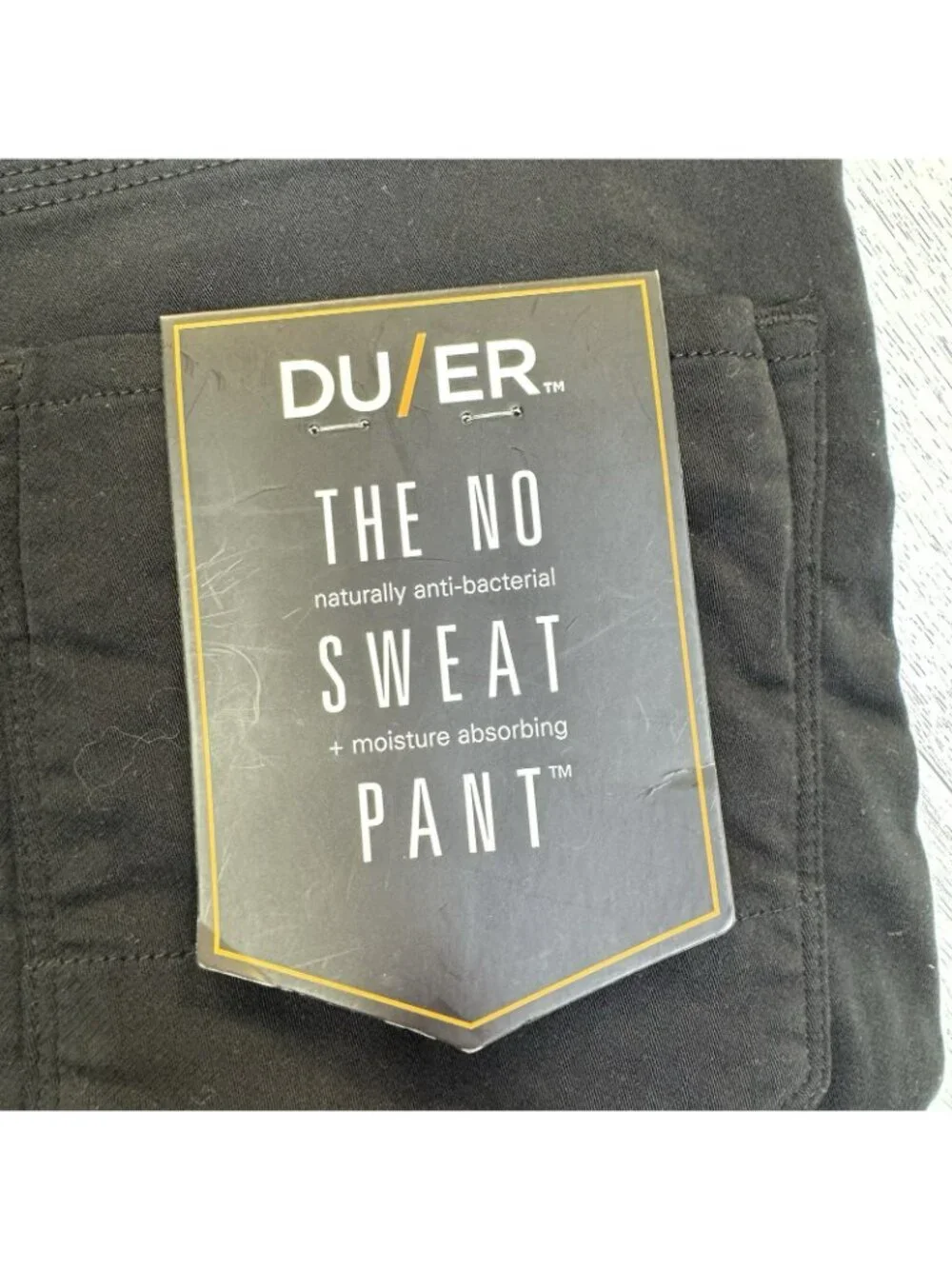 DU/ER Duer No Sweat Slim Pants Mens Size 31x30 Black Nature2X NWT NEW